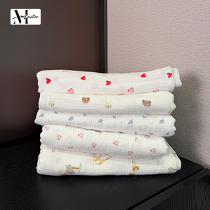 Pannolini in <span class=keywords><strong>cotone</strong></span> organico certificato GOTS, in maglia, stile crêpe, per schiacciare il veleno, coperte avvolgenti, delicati sulla pelle, non tossici, in <span class=keywords><strong>cotone</strong></span> pettinato, stile incrociato - Product Image 6