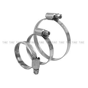 Klem Baja Tahan Karat Tipe Jerman Klem Selang Mesin Klem Pipa Hidrolik Klem Pipa Air - Product Image 2