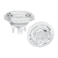 Lentilles LED en PMMA 30 degrés, diamètre 21,2 mm, conception TIR haute efficacité, transmittance >90%, kit de lentilles optiques LED pour plantes