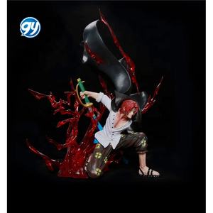 Venta al por mayor Figuras <span class=keywords><strong>De</strong></span> 32cm <span class=keywords><strong>Anime</strong></span> los cuatro emperadores Pelirrojo Shanks escena <span class=keywords><strong>De</strong></span> batalla modelo agazapado escultura figura <span class=keywords><strong>De</strong></span> actividad - Product Image 4