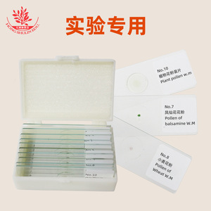 Kit de préparations microscopiques de pollen végétal : préparations microscopiques fraîchement obtenues et clairement structurées pour la recherche scientifique et l'enseignement supérieur - Product Image 2