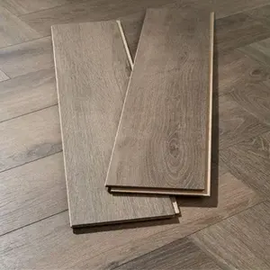 Parquet de madeira Hdf AC3 12mm 8mm piso laminado de madeira à prova d'água lampara de piso