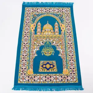 Moslim Gebedskleed Islamitische Tapijt Mat Voor Moslim Gebedskleed Islam Gevlochten Matten Vintage Patroon Eid Tapijten Decor