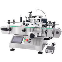 Machine d'impression automatique d'autocollants de bouteilles en verre en plastique Composants PLC Équipement d'emballage en bois pour l'étiquetage des canettes