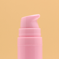 Flacon pompe sans air de luxe personnalisable 15ml 30ml 50ml vide en plastique pour cosmétiques et soins du visage