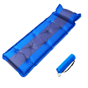 Ngoài trời cắm trại bọt tự bơm hơi ngủ Pad nệm bơm hơi di động với gối - Product Image 2