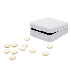 Bán buôn in hình chữ nhật vuông kim loại hộp thiếc cho nhai kẹo cao su bánh mì mì mì với nắp có bản lề - Product Image 4