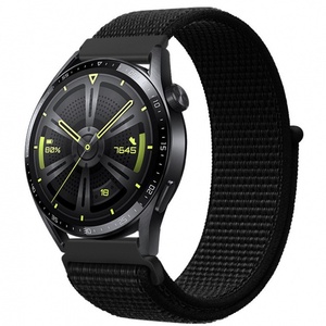 Bracelet <span class=keywords><strong>de</strong></span> montre en nylon tressé sport avec fermoir auto-agrippant – Tailles 20 mm/22 mm - Product Image 2