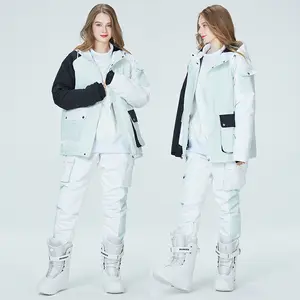Yufan yüksek kalite OEM/OEM çok renkli kazak teknik kaz tüyü dolgulu ceket kayak tulumu kar takım elbise