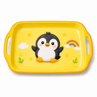 Service de table en mélamine pour enfants, assiettes et bols à compartiments pour enfants à motifs de dessins animés, sans BPA, incassable, compatible lave-vaisselle, direct usine