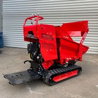 Mini-transporteur à chenilles YB 500 kg – Faible coût d'entretien, transport de fourrage, franchissement de montagnes, manutention du bois, travaux hydrauliques