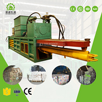 Presse à balles hydraulique horizontale HC 500 tonnes, compacteur de ferraille d'aluminium, 380V, semi-automatique/automatique