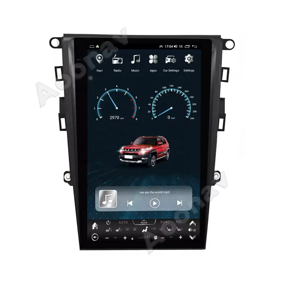 13.6 Inch Android 12 Car Radio For Ford Mondeo 2013-2020 Stereo Multimedia Video Player GPS Navigation Wireless Carplay 7862