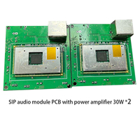 XBPA XBPA-5260SIP SIP/VOIP Ses Modülü PCB 30W*2 Güç Amplifikatörü 4-16 OHM Hoparlör Desteği G.723.1 Ev IP PBX SIP Sunucusu için