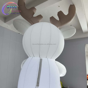 Disfraces inflables de marionetas de renos de dibujos animados/múltiples estilos para elegir durante el desfile de Navidad - Product Image 4