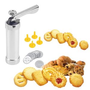 Extrudeuse à biscuits manuelle en alliage d'aluminium pour la maison et la cuisine, avec 4 embouts d'extrusion, pour la décoration de gâteaux et de biscuits, vente en gros personnalisée - Product Image 1