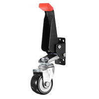 Kit de tables de travail pour machines Roues pivotantes rétractables Heavy Duty 110 LBS Woarkbench Caster