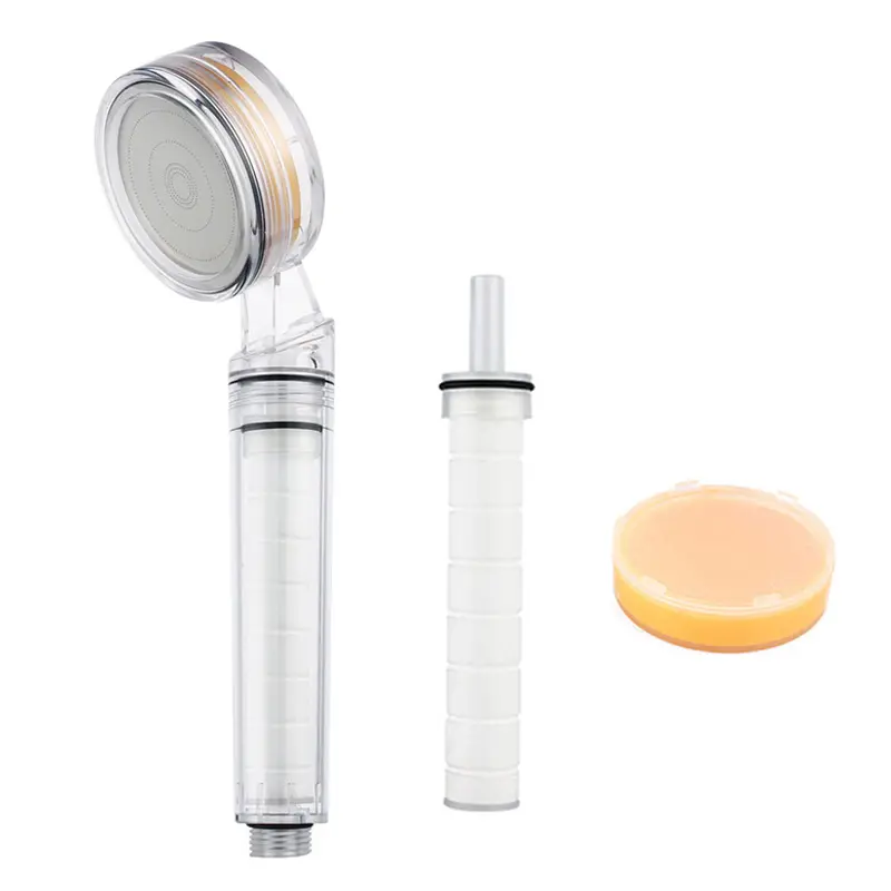 custom handheld shower vitamin high pressure shower head bathroom accessories shower filter