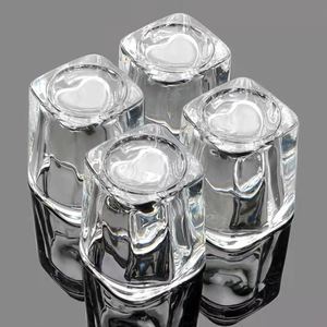 Verre à shot en verre blanc épais de 100 ml, design carré, personnalisable avec logo, vente en gros directe d'usine, Chine Zhejiang, pour le vin - Product Image 3