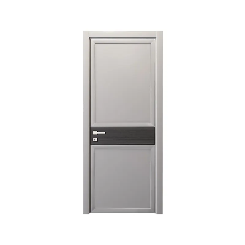 Porte interne in legno di alluminio in legno di legno di Teak moderno grigio venato porta principale in legno foto porta in legno