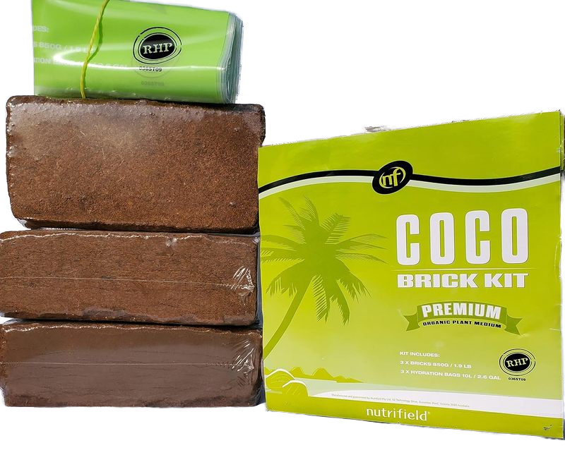 Bulk Coconut Fiber Uncompressed Coco Coir Peat Brick Growing Plant