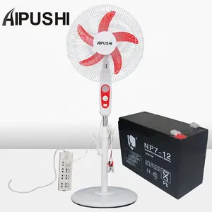 Home Appliance Portable 12v Dc Standing Fan 12 Mechanical 15 Pedestal Solar / Battery / Electric / DC / Rechargeable 3 Level