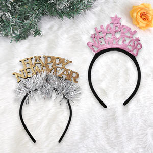 Diadema con Diseño de Estrella para Fiesta de <span class=keywords><strong>Nochevieja</strong></span> con Materiales de Plástico+PET+Bola de Pelo+Alambre, Generador de Ruido Semi-manual Semi-mecánico - Product Image 1