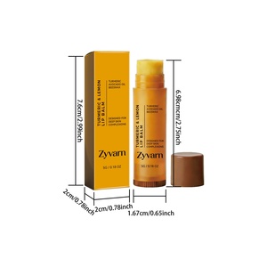 <span class=keywords><strong>Baume</strong></span> à lèvres naturel à marque privée, hydratant et nourrissant pour usage quotidien, brillant, 5g, aux herbes, curcuma et <span class=keywords><strong>citron</strong></span> - Product Image 4