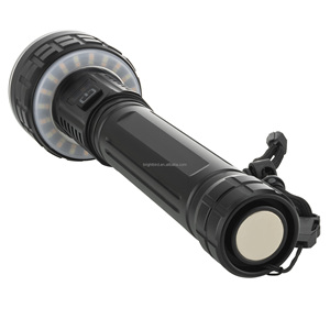 Hợp kim nhôm trắng <span class=keywords><strong>Laser</strong></span> Led đèn pin USB sạc hiển thị kỹ thuật số 10 chế độ đèn pin từ cho săn bắn khẩn cấp - Product Image 5