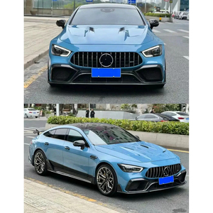 Kit de carrosserie large de Style SCL diffuseur de lèvre de pare-chocs avant arrière jupes latérales becquet pour <span class=keywords><strong>Mercedes</strong></span> Benz <span class=keywords><strong>AMG</strong></span> <span class=keywords><strong>GT</strong></span> 50 53 <span class=keywords><strong>63</strong></span> - Product Image 4