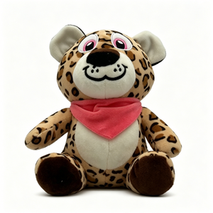 ตุ๊กตาเสือดาวนุ่มที่มีตาสีชมพูตุ๊กตา<span class=keywords><strong>น</strong></span>่ารักสำหรับตกแต่งห้องนอนและข้างเตียง - Product Image 4