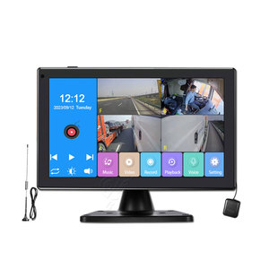 High Quality 10.1 Inch HD TFT Touch Screen Flip-Down Car Monitor SD Card Playback 4G <strong>Mobile</strong> <strong>DVR</strong> Kit Commercial Trucking Truck - Product Image 2