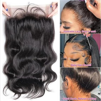 Perruque transparente HD complète sans colle 2026, cheveux vierges indiens non traités 100% naturels, alignés sur les cuticules, 360 13x4, perruque complète en cheveux humains