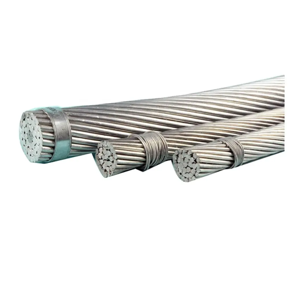 10/15KV Conductor aéreo 35mm 50mm 70mm 95mm 120mm 150mm AAC AAAC ACSR Cable trenzado de aluminio Conductor ASC HDA Cable