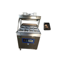 Plateau alimentaire pour aliments, crevettes, viande, poisson, machine d'emballage sous vide pour la peau, machine de scellage sous vide, prix