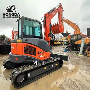 Prix bon marché à vendre 5 tonnes petite pelle sur chenilles ZX50U-3F Hitachi d'occasion Mini Digger Zx50 - Product Image 2
