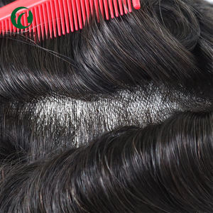 Tupé de 130% de Densidad, 12-14 mil, con Frente de Piel de Concha, 6 Pulgadas, Sistemas Capilares para Hombre, Estilo <span class=keywords><strong>Libre</strong></span>, Unidad Capilar Masculina, <span class=keywords><strong>Parche</strong></span> Capilar - Product Image 6