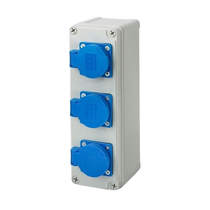 3 Way 10A Household Socket Distribution <b>Box</b>, Support customization. Contact customer service for a quote - Product Image 1