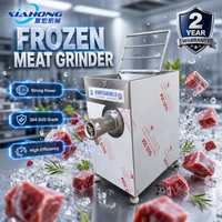 Nouvelle hachoir à viande commerciale Xiahong JR-120 7,5 kW 1T/h avec plaque de couteau de 120 mm pour la transformation de saucisses