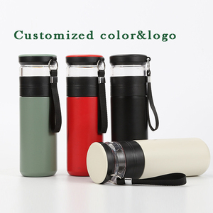 Custom Stainless Steel <b>Tea</b> Flask Glass Double Wall For Coffee And <b>Tea</b> <b>Infuser</b> Wholesale - Product Image 3
