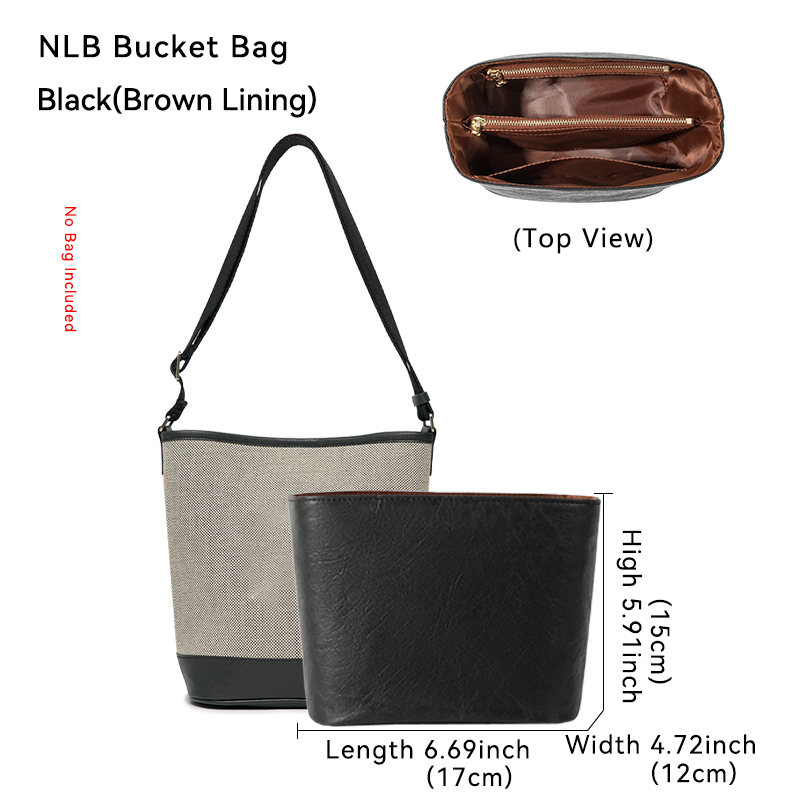 Noir (Doublure Marron)