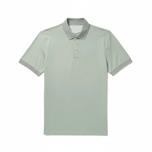 Camisetas de polo de trabajo de gama alta para hombre Impresión personalizada Logotipos transpirables Algodón Spandex Tallas grandes Polos para hombre - Product Image 1