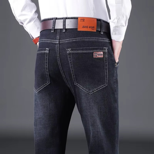 Jeans de Hombre de Alta Calidad, Corte Regular, Azul Clásico, Corte Recto, Cómodos y Elegantes para Uso Diario, Producción en Masa - Product Image 3