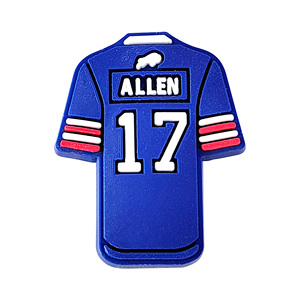 <span class=keywords><strong>Hot</strong></span> verkopende Buffalo Bills schoenbedels, Buffalo Bills schoendecoratie, American football schoenbedels - Product Image 4