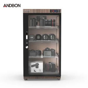 ANDBON new 105L wood grain series electronic Dry Cabinet automatic deumidificazione camera dry box