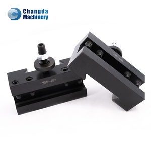<b>Quick</b> Change Tool Post for Lathe Machine 250-400 6/Set Piston/Wedge/GIB/Tool Holder - Product Image 1
