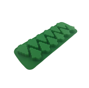 Práctico molde para hornear de silicona con forma de árbol de Navidad, excelente para pastel, jabón, gelatina, Material de resina ecológico, características <span class=keywords><strong>3D</strong></span> - Product Image 4