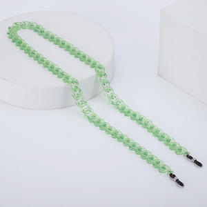 Holdie Accessoires de lunettes de mode pour femmes Lunettes de soleil en plastique Lunettes à perles Lignes de retenue de lunettes à chaîne - Product Image 5