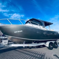 Gospel Boat 7.5m à 9m Bateau de pêche en aluminium Profisher Speed Boat pour l'Australie et la Nouvelle-Zélande