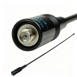 Antenne flexible SMA-F double bande <span class=keywords><strong>VHF</strong></span>/UHF à gain élevé 10W 2.15dB, faible VSWR 50 Ohm, omnidirectionnelle extérieure pour talkie-walkie radio bidirectionnelle - Product Image 3
